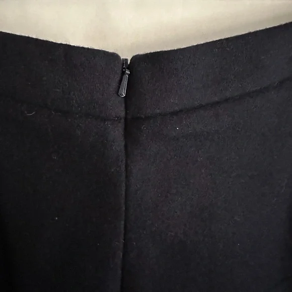 Atea Oceanie Navy Blue Flared A-Line Mini Skirt Women Size 40 / US 8 Minimalist - Picture 5 of 15